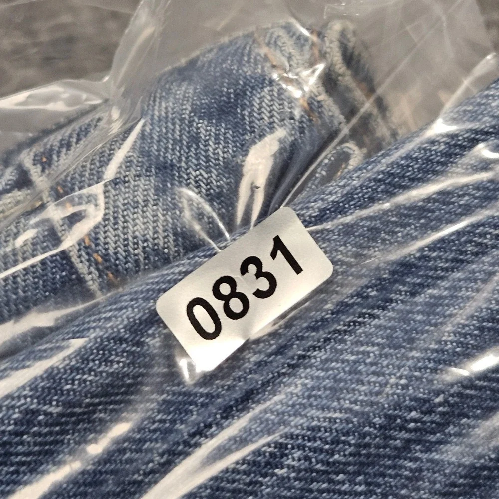 Levis‎ 501 Jeans Premium 24x30 Blue Knee Patchwork Workwear Grunge Streetwear
